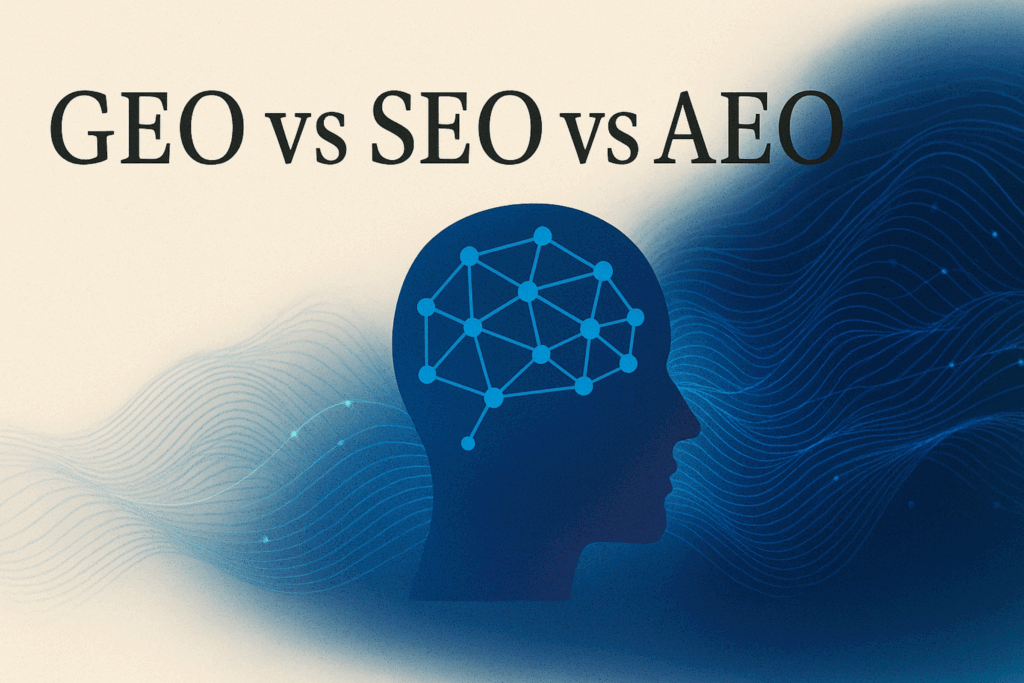SEO vs AEO vs GEO